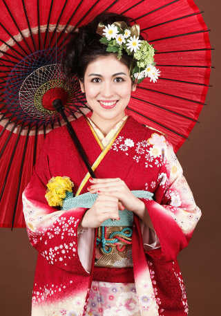 成人式前撮り写真